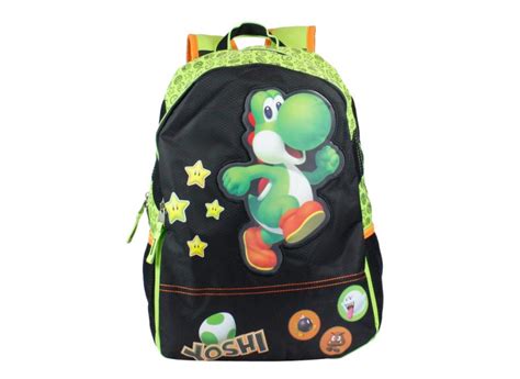 Mochila Escolar Republic Vix Super Mario 20 Litros Yoshi 8729853 Com O