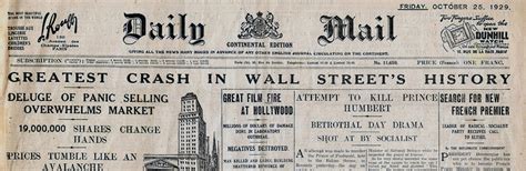 Global selloff, rupee & other factors. Stock Market Crash of 1929 - Background