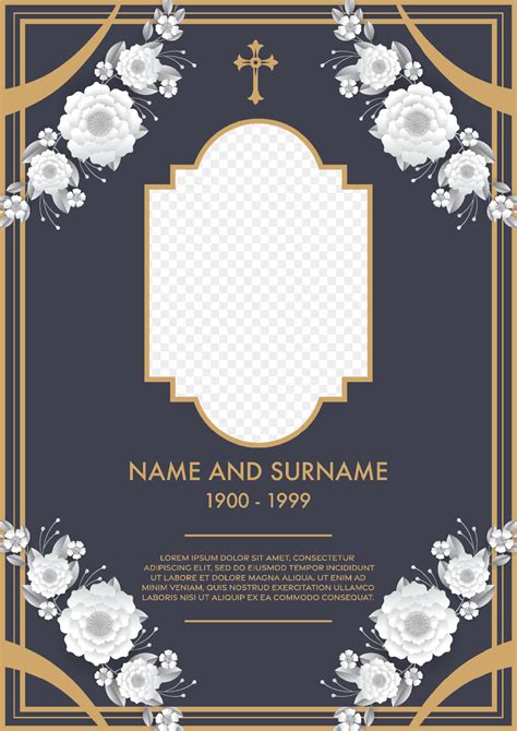 Funeral Frame Vector Art Icons And Graphics For Free Download