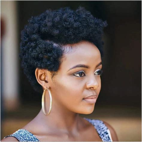 Latest Black Natural Hairstyles For Work Ke