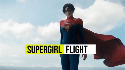 Supergirl All Flight Powers From The Flash Breakdown Youtube