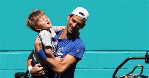 Stefan Djokovic Son Of Novak Djokovic In Love With Tennis