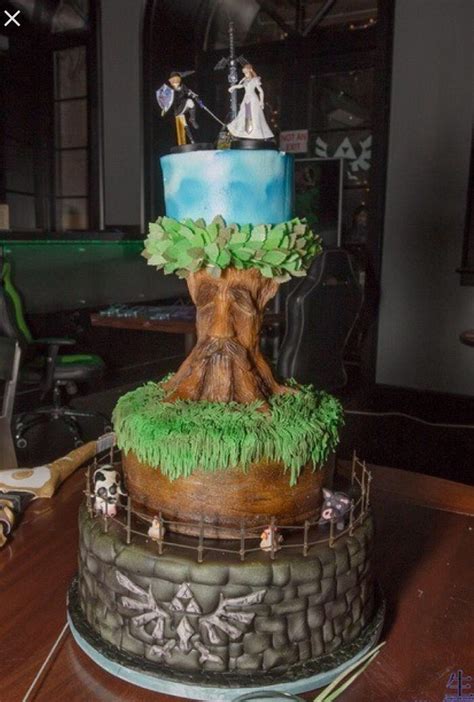 Zelda Wedding Cake Absolutely Love It Grooms Cake Zelda Cake