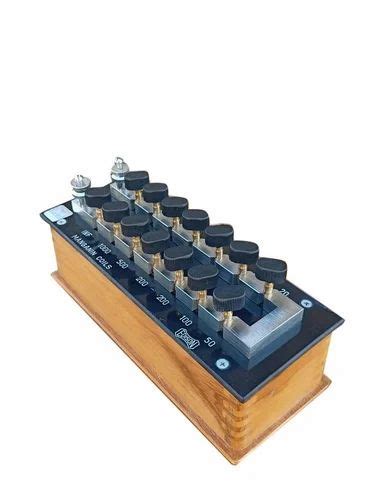 Table Top Wooden Edison Resistance Box 1000 Ohms At Rs 160000piece