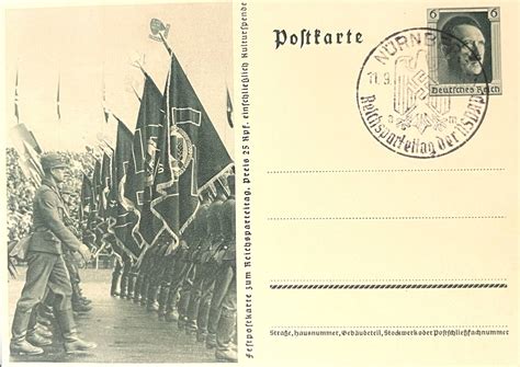 Drittes Reich Deutschland Postkarte Propaganda Ganzsache 1937
