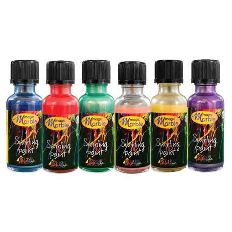 Magic Marble Swirling Paints