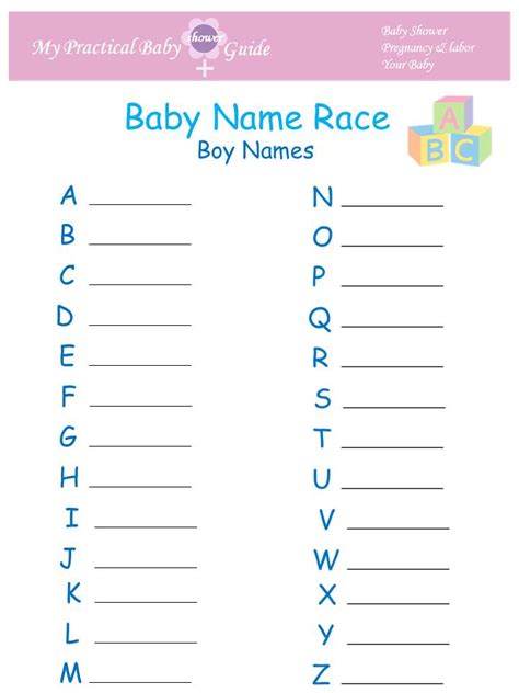 Guests will make predictions about the mom, baby, and other guests. Baby Shower Games for Boys - My Practical Baby Shower Guide