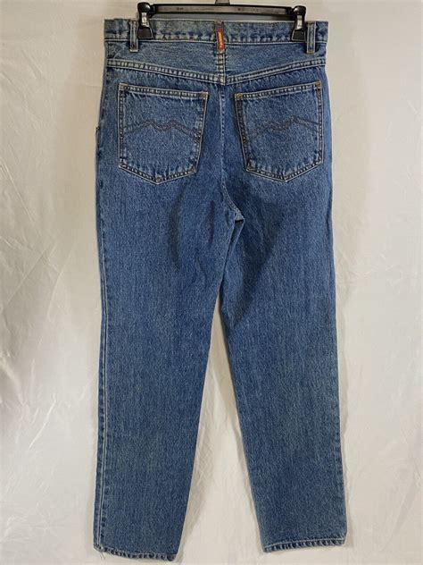 Vintage Jordache Jeans Mens 33x32 Medium Blue Wash Straight Leg High