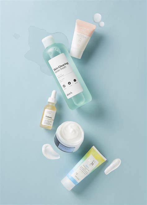 Skincare Editorial By Beauty Photographer Brianna Levay Features Skincare Products From Various
