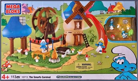 Smurfs Carnival Smurfs Playsets Mega Bloks Action Figure