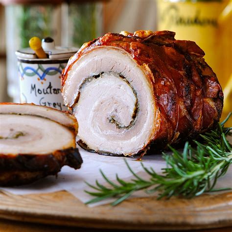 Roast for a further 2 hrs. JULES FOOD...: Rolled and Roasted Pork Belly with Fresh Herbs
