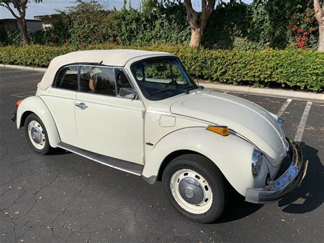 1979 Vw Super Beetle Convertible Karmann Ca Bug Being Sold No Reserve