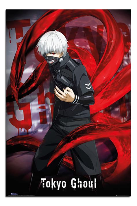 Kaneki profile picture refers to a manga panel of tokyo ghoul:re main protagonist ken kaneki throwing back his head, with his hair obscuring his eyes. Tokyo Ghoul Ken Kaneki Manga TV Series Poster New - Maxi ...