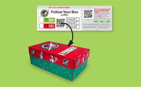 Printable Operation Christmas Child Shoebox Label