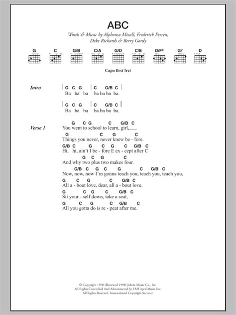 Abc Guitar Chords