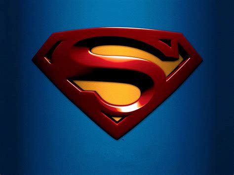 gambar logo superman 3d mosi