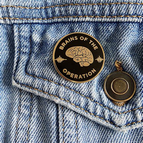 Brains Of The Operation Enamel Pin By Cobalt Hill