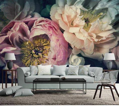 Peony Beautifully Bold And Floral Design Wallpaper Wall Mural Miss