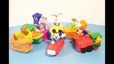 1994 Mcdonalds Disneyland Adventures Set Of 8 U3 Happy Meal Toy