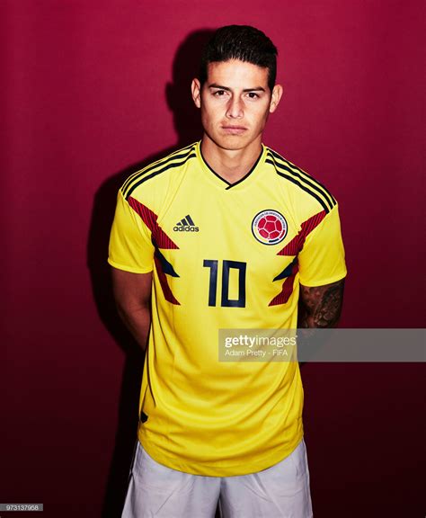 James Rodriguez Of Colombia Poses For A Portrait During The Official James Rodriguez James