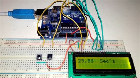 Stopwatch Using Arduino And Lcd Start Stop Reset Button
