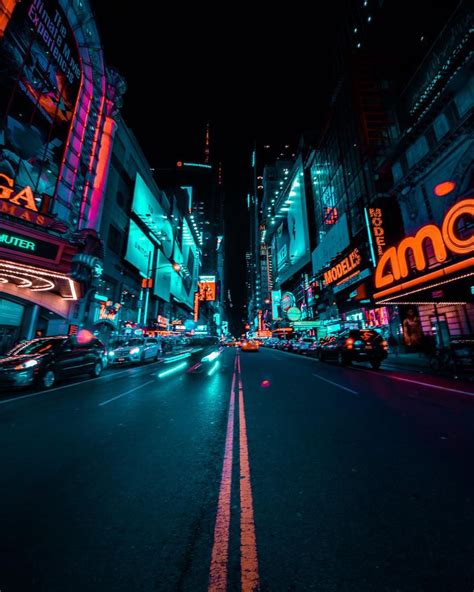 City Street Night Photography