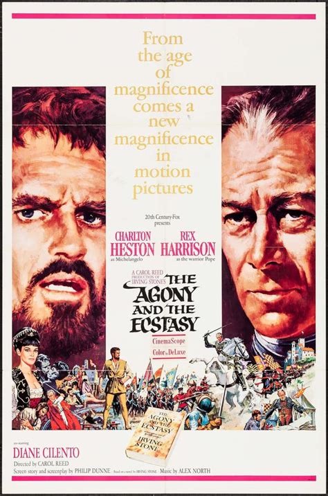 Poster For The Agony And The Ecstasy — Moviemaps