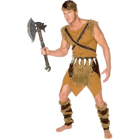 Caveman Mens Adult Dress Up Role Play Costume
