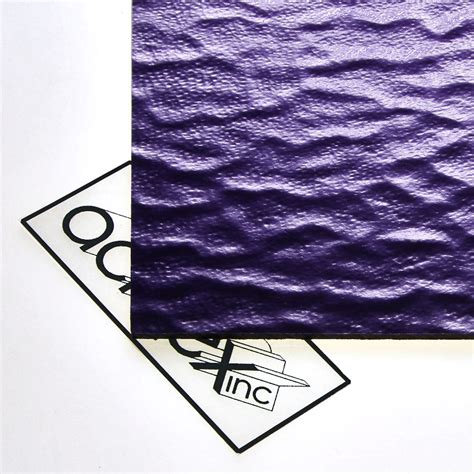 Acriglas Cascade Metallic Purple Textured Acrylic Sheet