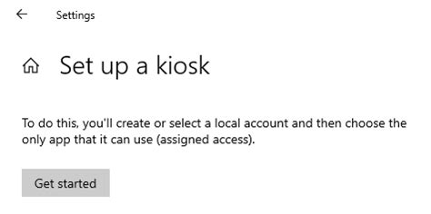 How To Enable Kiosk Mode In Windows Assigned Access