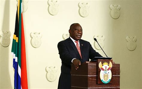 President cyril ramaphosa will deliver the 2021 state of the nation address to the first ever hybrid joint sitting of the national. Cyril Ramaphosa Speech Today / Unsteady As She Goes South ...
