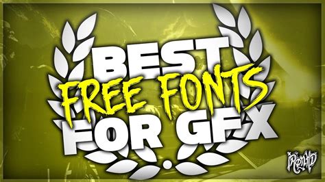 Best Free Fonts For Gfx Designers Bannerslogosheadersthumbnails