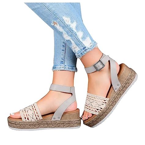 Buy Eduavar Summer Sandals For Women Dressy Wedges Shoes For Women Sandals 2020 Summer Open Toe