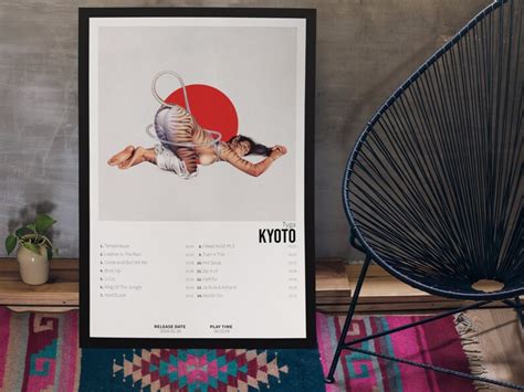 Tyga Kyoto Album Cover Poster For Wall Art Home Decor Etsy Canada