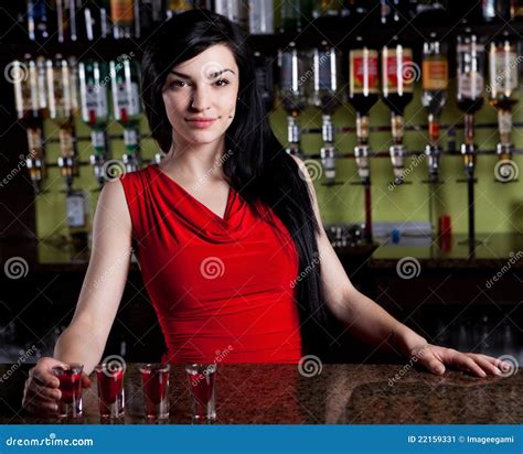 barmaid stock image image of barmaid drink alcohol 22159331