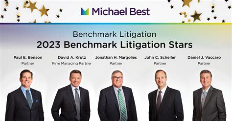 Benchmark Litigation Names Five Michael Best Lawyers Litigation Stars