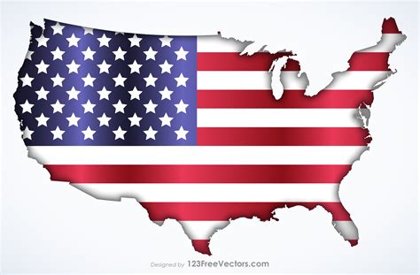 American Flag Map