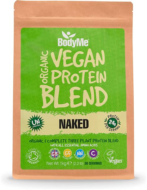 BodyMe Mélange Poudre Proteine Vegan Bio Naked Naturel kg NON