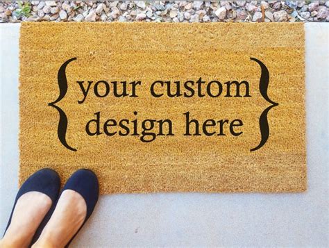 Custom Order Personalized Door Mat Custom Outdoor Mat Exterior