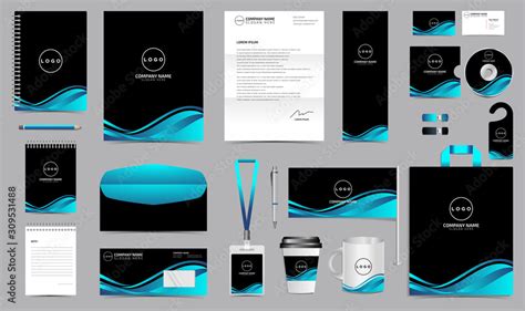 Corporate Identity Set Branding Template Design Kit Editable Brand