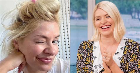 Holly Willoughby Praised By Fans As She Poses For Barely There Makeup Snap Mirror Online