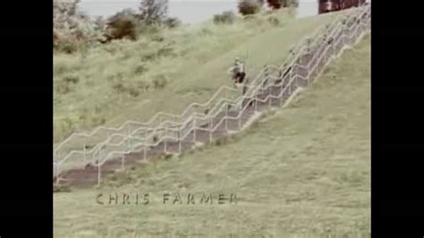 Aggressive Inline Skater Chris Farmer Grinds A Rail With Many Kinks Youtube