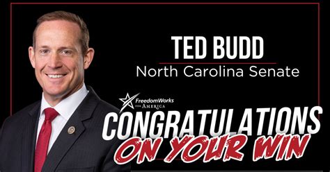 Freedomworks For America Congratulates Ted Budd On Victory In North