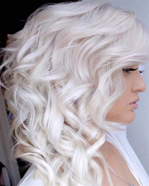 Platinum Blonde Hair Color White Hair Color White