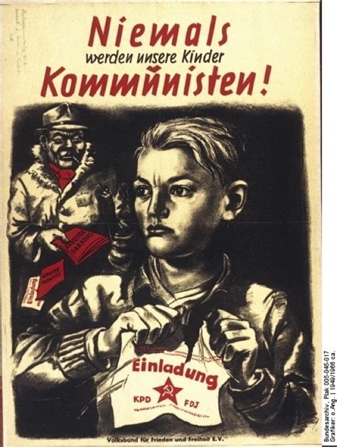 Plakat Des Volksbundes Für Frieden Und Freiheit © Bundesarchiv Plak 005 045 017