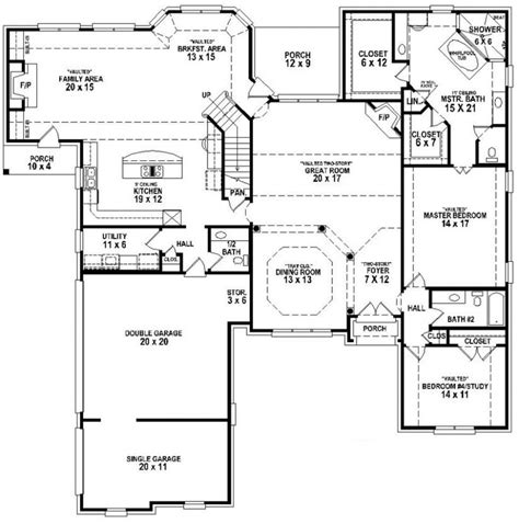 bedroom  bath house plan house plans floor plans