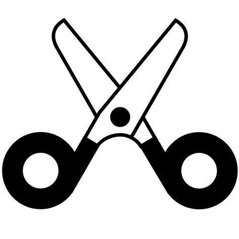 Free Black And White Scissors Clipart Download Free Black And White