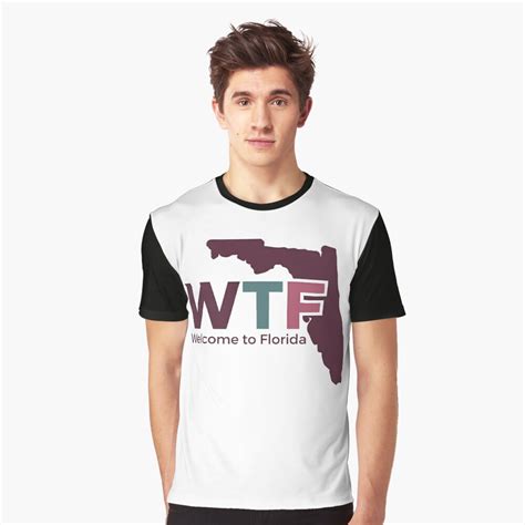 Wtf Welcome To Florida Funny Florida Design T Shirt By Tedmcory Redbubble
