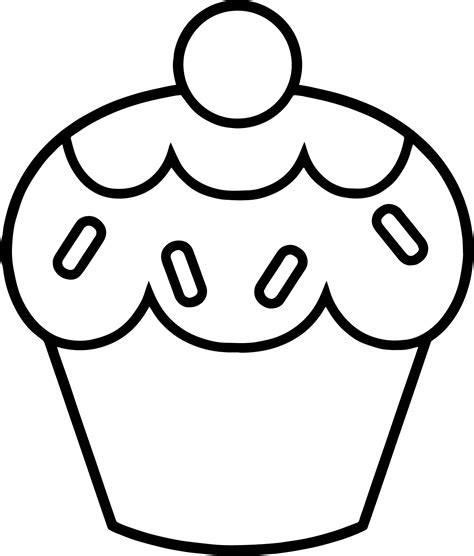 And you end up with is a page of pretty colorful cupcake toppers. Any Revidevi Free Cupcake Coloring Page | Wecoloringpage.com