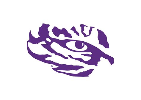 Lsu Tigers Eye Of The Tiger Logo Transfer Decal Wall Decal Shop